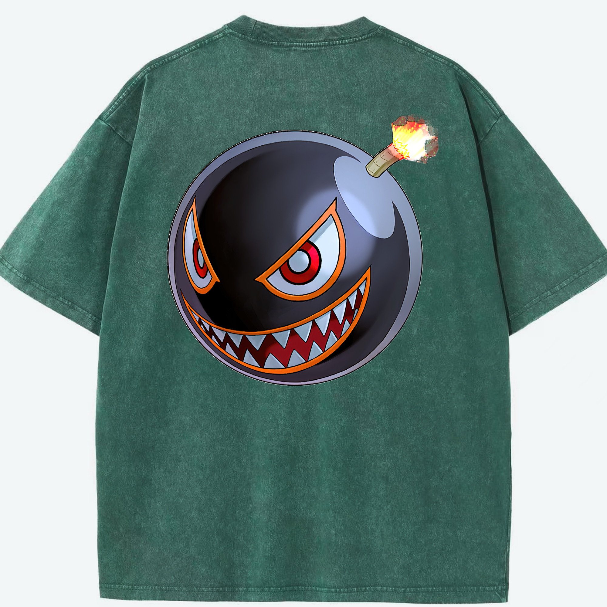 （画像用） 遊☆戯☆王 Yu-Gi-Oh! 綿100% ヴィンテージ風 半袖Tシャツ（背面プリント）
